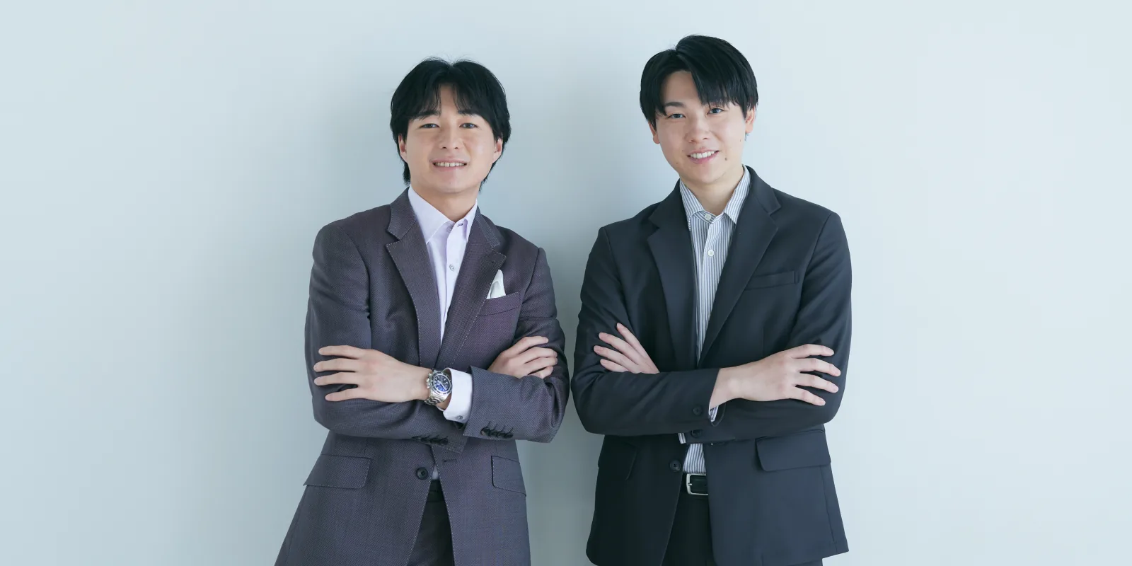 代表取締役の谷口と取締役の赤松